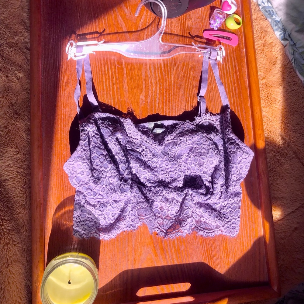 Aerie/AERO Laced Bralette Large
